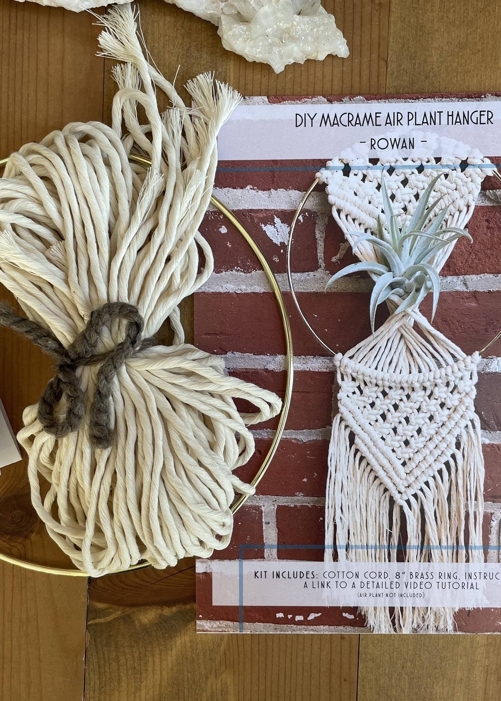 DIY Macrame Rowan 8 Air Plant Hanger Kit  Plant People: A Botanical  Boutique and Cafe